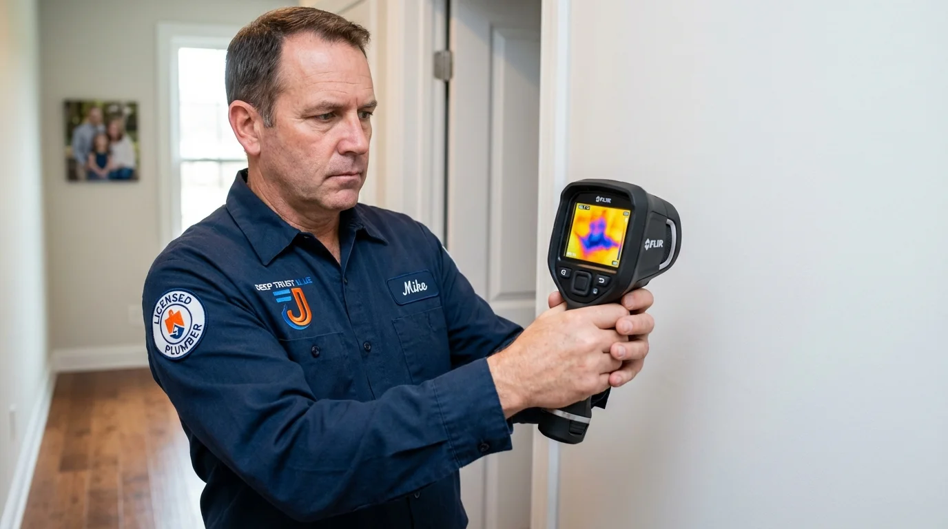 Thermal imaging leak detection by Johns Plumbing LLC in Lynn Haven